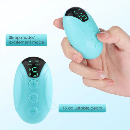 Handheld Sleep Machine Sleep Aid Device 2 Modes Smart Sleep Instrument USB Charging Microcurrent Sleep Aid for Sleep Improving