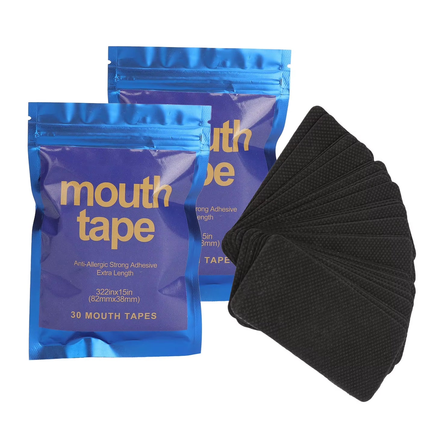 90Pcs Mouth Tape for Sleeping Reduce Dry Mouth Gentle Nose Breathing Training Sleep Strips Mouth Tape for Snoring