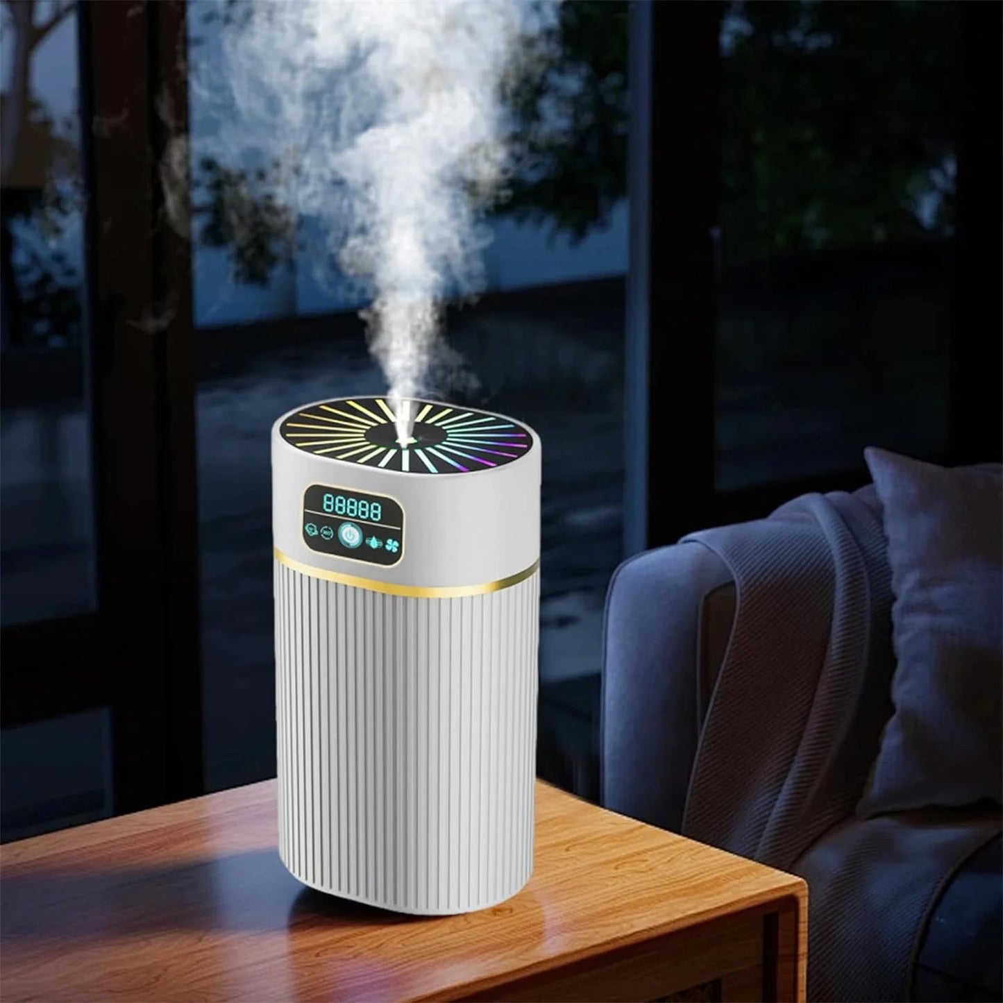 Humidifiers for Bedroom and Large Room 1.1L Cool Mist Humidifier for with Quiet Night Light with Automatic Shut off Function Perfect for Bedroom Dorm Rooms Living Rooms Desk Humidifiers for Bedroom