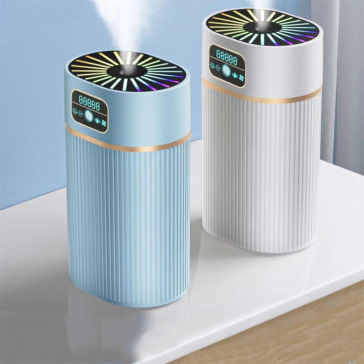 Humidifiers for Bedroom and Large Room 1.1L Cool Mist Humidifier for with Quiet Night Light with Automatic Shut off Function Perfect for Bedroom Dorm Rooms Living Rooms Desk Humidifiers for Bedroom