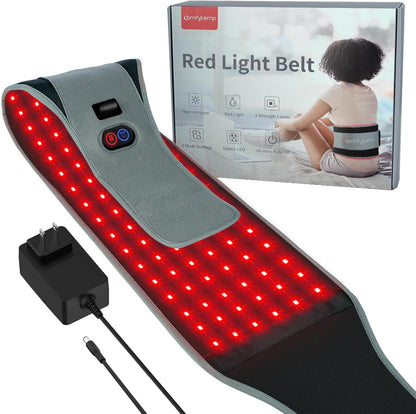 Red Light Therapy Belt, FSA HSA Eligible Infrared Red Light Therapy for Body, 22W Light Wrap with Pulse for Back Waist Muscle Pain Relief, Improve Joint Inflammation