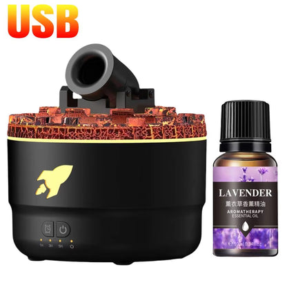 Volcanic Crack Light Cannon Blast Aroma Humidifier Cannons Humidifier Essential Oil Diffuser Aromatherapy Humidifier Diffuser