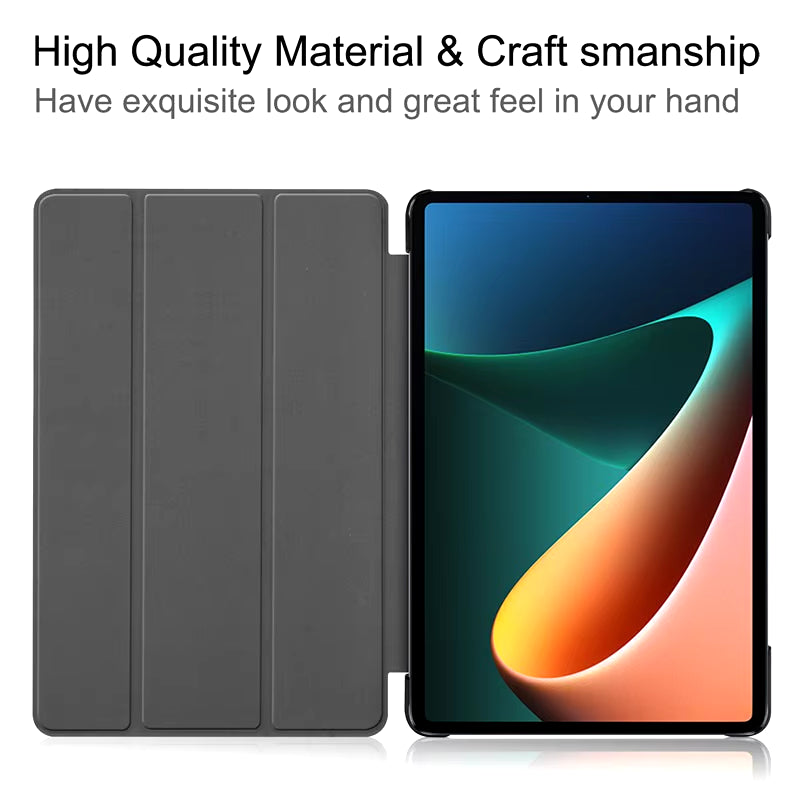 For Funda Xiaomi Mipad 7 6 Pro 5 11 11.2 Case Redmi Pad SE 11 10.6 8.7 12.1 Auto Wake up & Sleep Silicone Cover Support Charging