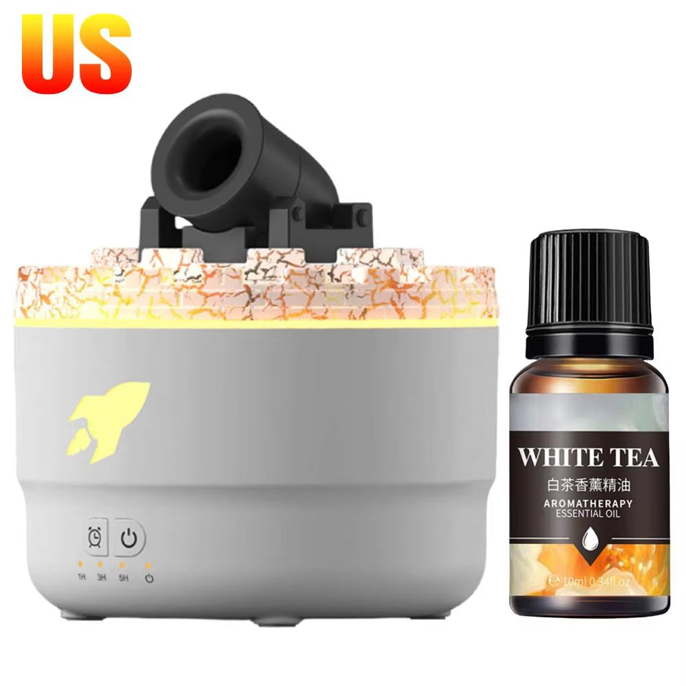 Volcanic Crack Light Cannon Blast Aroma Humidifier Cannons Humidifier Essential Oil Diffuser Aromatherapy Humidifier Diffuser