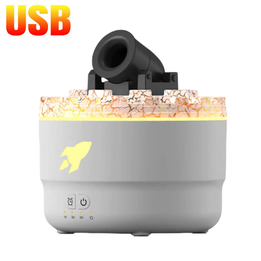 Volcanic Crack Light Cannon Blast Aroma Humidifier Cannons Humidifier Essential Oil Diffuser Aromatherapy Humidifier Diffuser