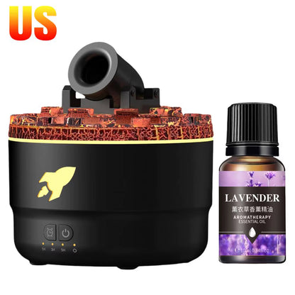 Volcanic Crack Light Cannon Blast Aroma Humidifier Cannons Humidifier Essential Oil Diffuser Aromatherapy Humidifier Diffuser